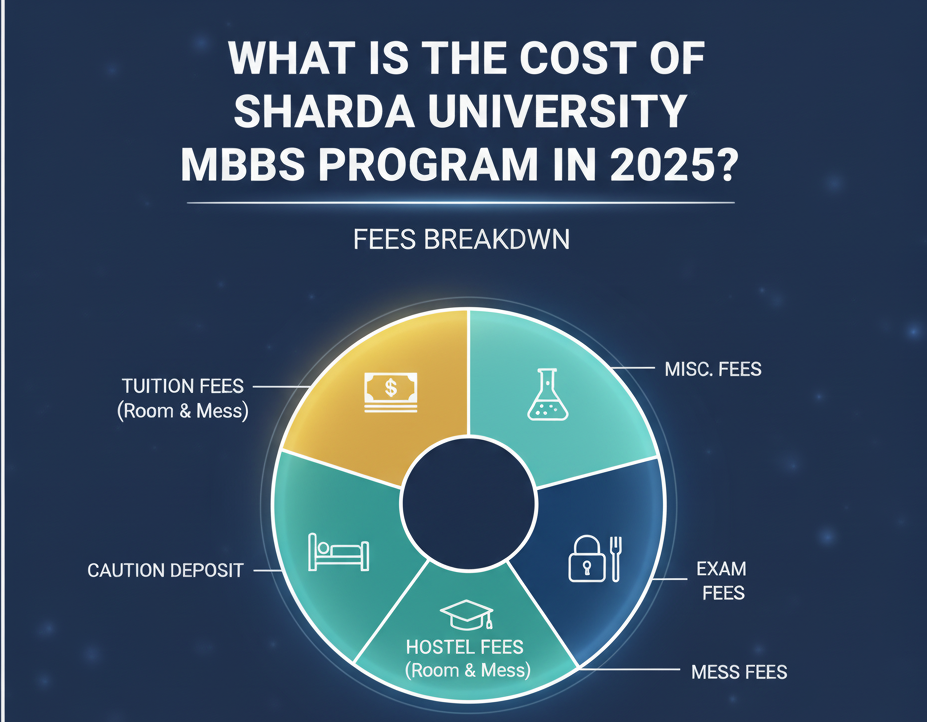 What is the cost of Sharda University MBBS program in 2025? Fees Breakdown